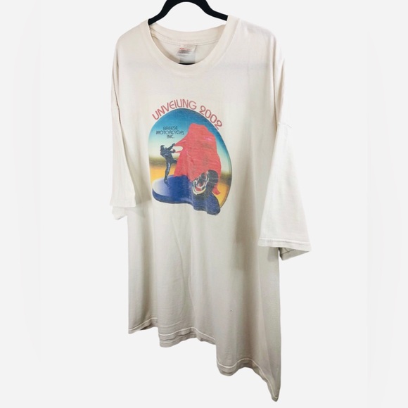 Vintage Y2k Sturgis Rally Breese Motorcycles Unveiling XXXL Graphic 02 Tee Shirt - Picture 5 of 10